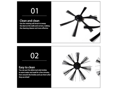 6 piezas Bowai Castle Sweep Robot accesorios cepillo Ob8-Sdjqr001 para accesorios de cepillo