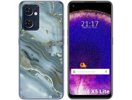 Carcasa Oppo Find X5 Lite 5G TUMUNDOSMARTPHONE Dibujos Mármol 09 Multicolor