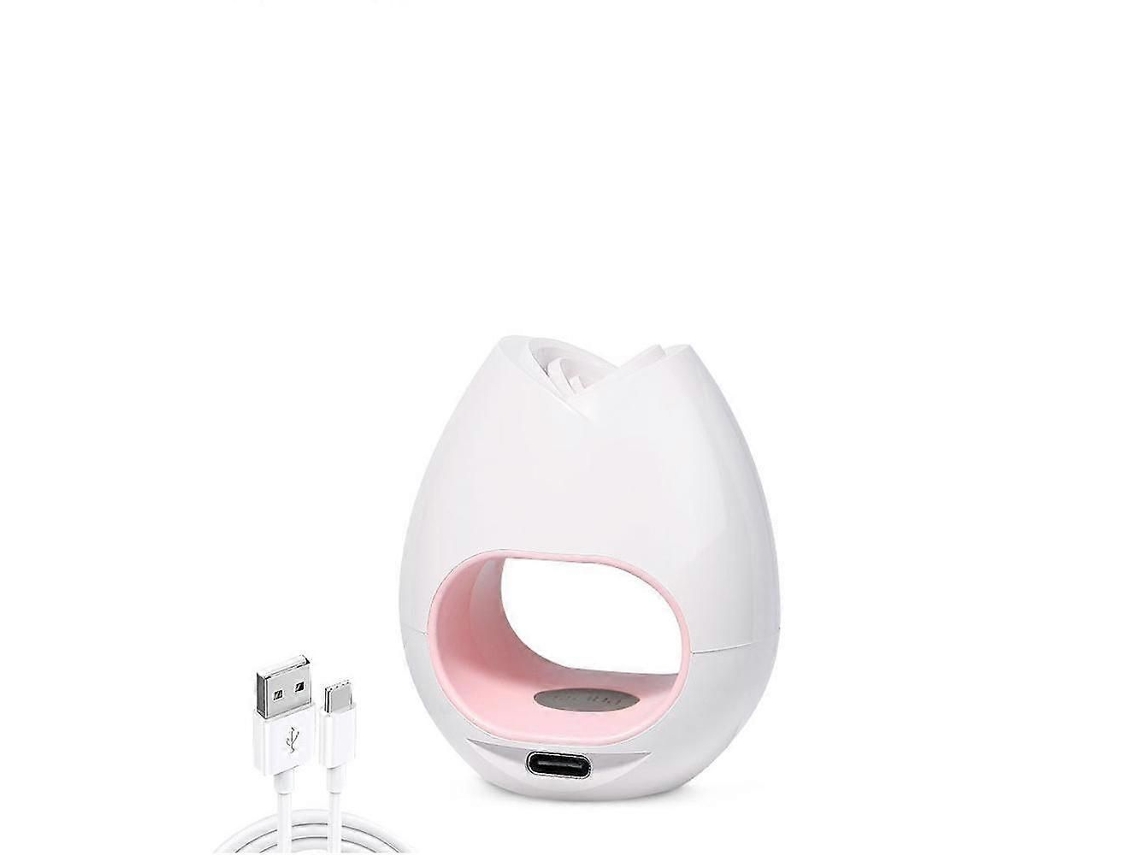 Secador de uñas portátil de 16 W, mini lámpara UV LED para curado de gel de uñas, rosa, USB, para uso doméstico, manicura GOKOCO