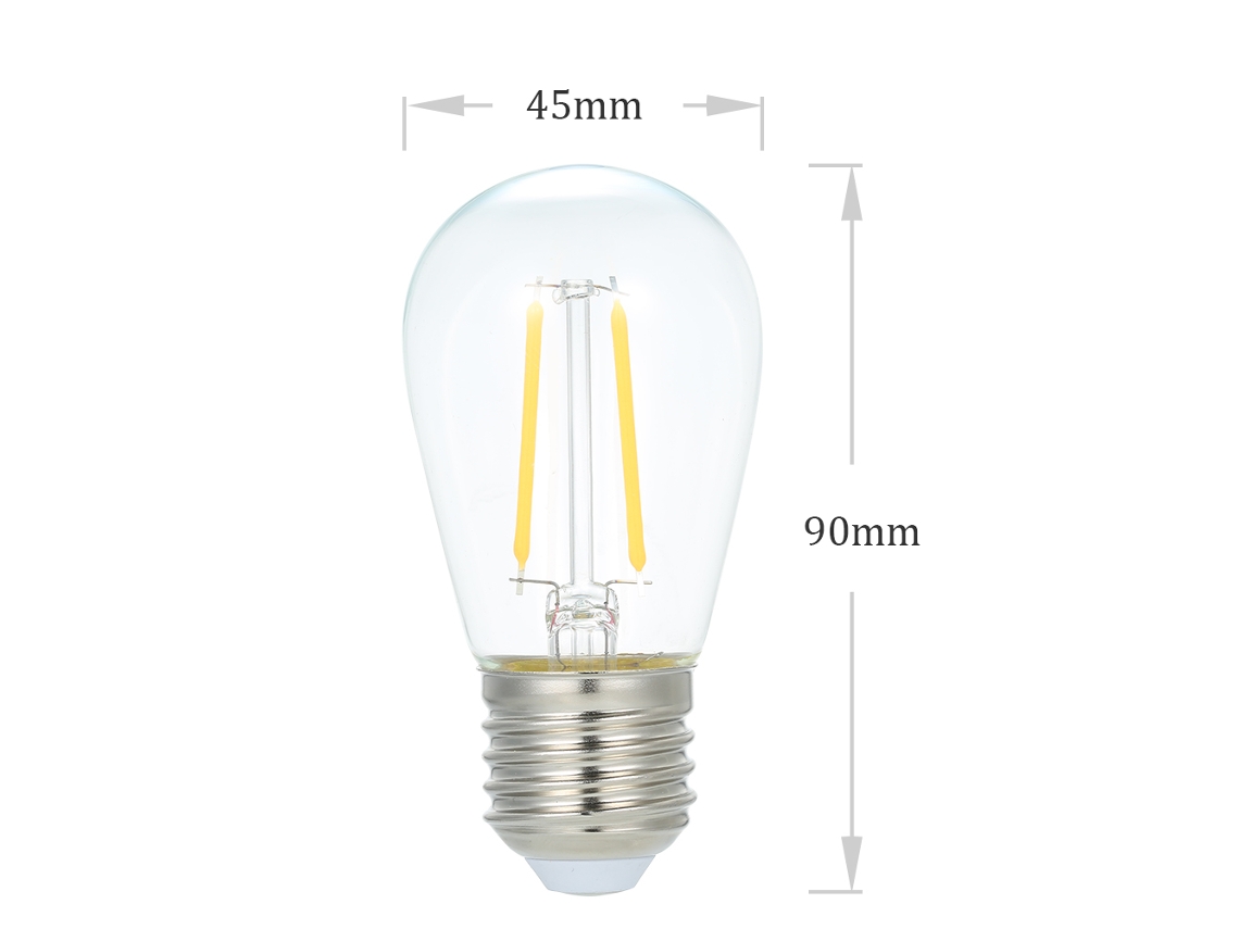2026-bombilla Led Regulable Tomshine 4 Pack 2w Ac220-240v Base E27 Luz Blanca Cálida Para Hogar Restaurante
