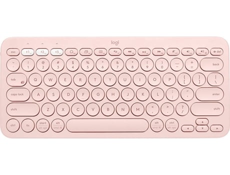 Teclado LOGITECH K380 (Inalámbrico - Español - Rosa)
