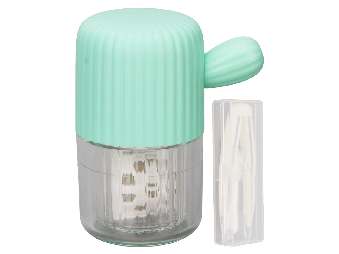 Kit Portátil Mini Para La Limpieza De Lentes De Contacto Con Estuche De Almacenamiento Y Herramientas Auxiliares.