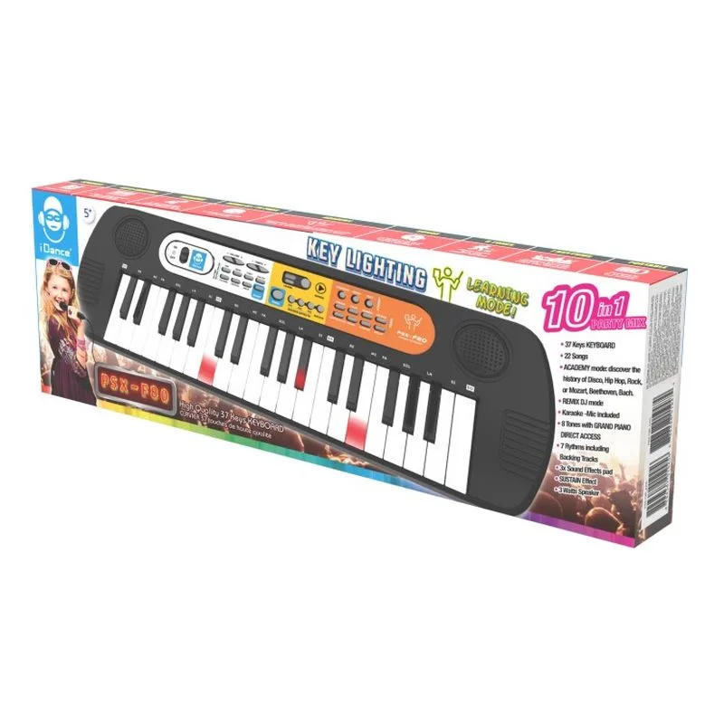 Teclado Iluminado 37 Teclas 10 en 1 I Dance 363 Cefap25