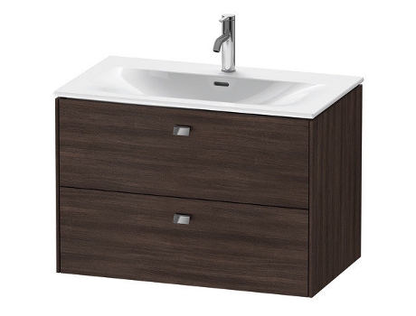 Mueble DURAVIT Brioso bajo lavabo montado en la pared 82,0 x 47,9 cm 2 cajones incl. recorte de sifón y delantal para lavabo Viu 234483