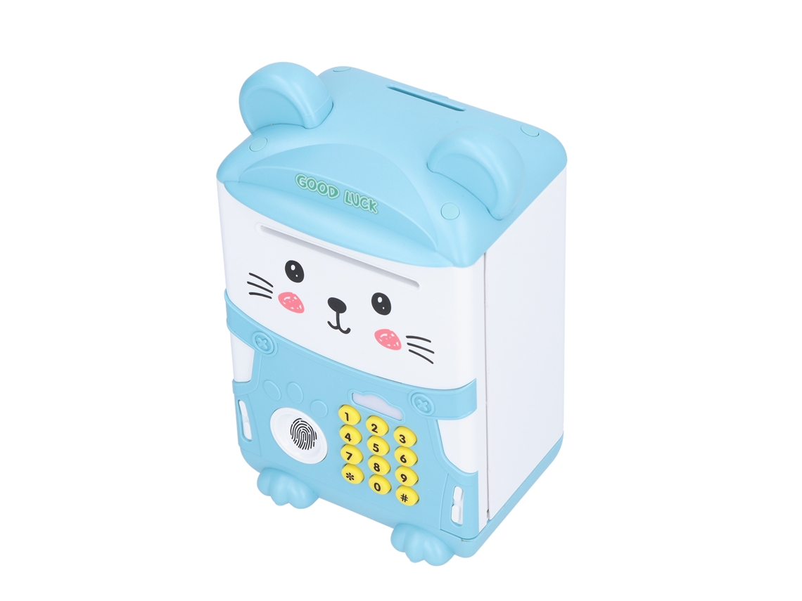 Hucha Electrónica Para Niños, Caja De Ahorros Con Recibo Automático De Billetes Y Contraseña De 4 Dígitos.