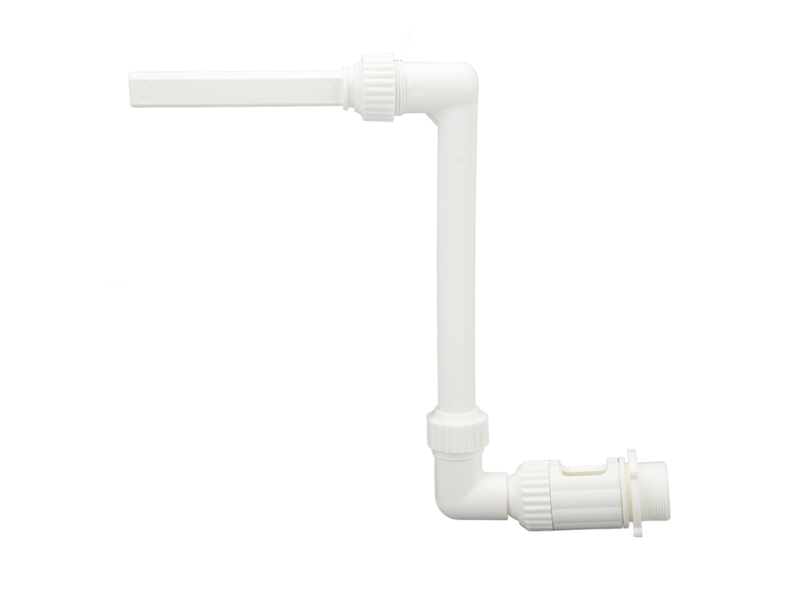 Fuente para piscina con ángulo ajustable y fácil montaje.