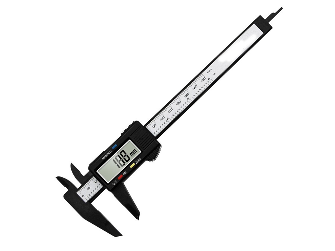 Pie De Rey Digital Eléctrico Con Pantalla Lcd Preciso 0-150mm Resistente Apagado Automático