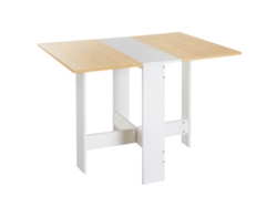 Mesa de cocina plegable, ahorra espacio, moderna, de madera, 103x76x73,5 cm