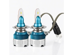 Par de faros LED para coches 9005-h1/h3/h4/h7/h11/9005/9006, 6000k, faros laterales dobles, bombillas de 4000lm
