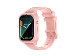 Reloj Inteligente 4g Para Niños, Con Banda Para El Cuello Y Posicionamiento Gps De Doble Uso (rosa)