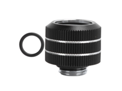 Conectores De Tubería Rígida Fast Twist Quick Screw Para Refrigeración De Agua De Computadora G1/4 16mm Negro