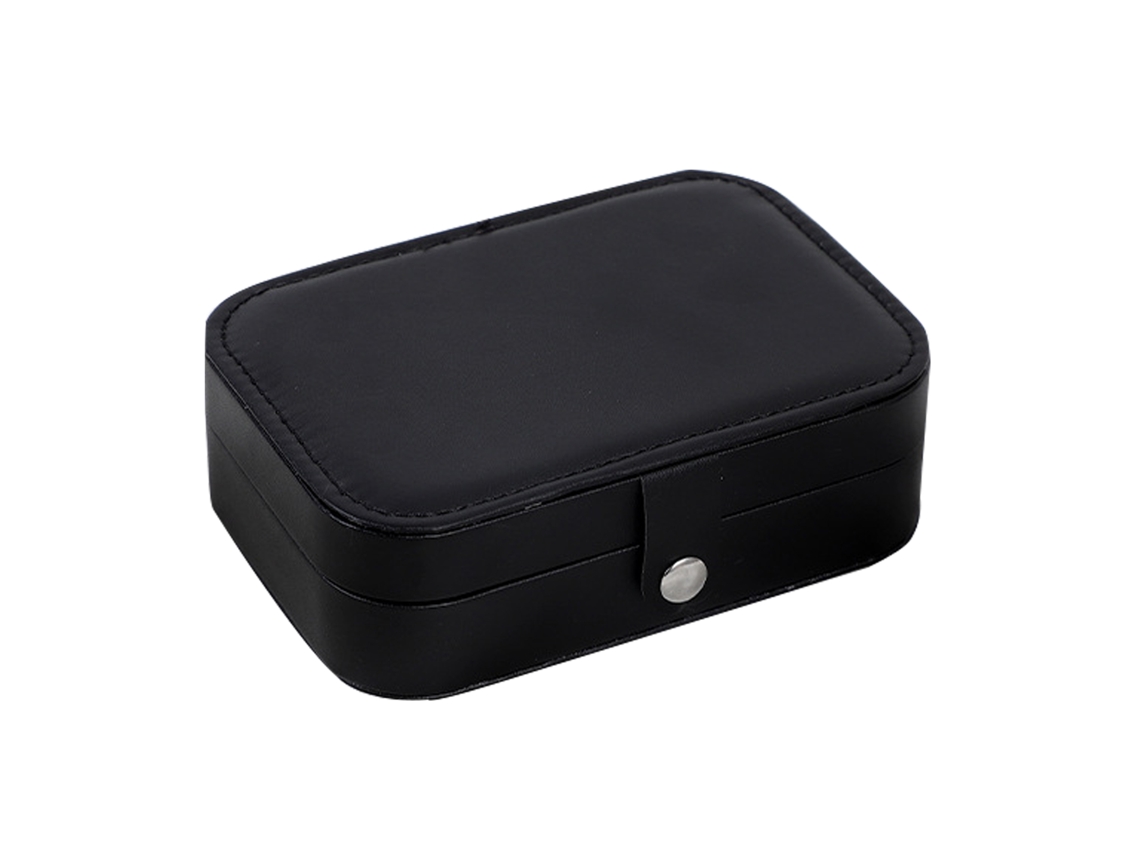 Caja de almacenamiento de joyas portátil de dos capas con forma de chancla