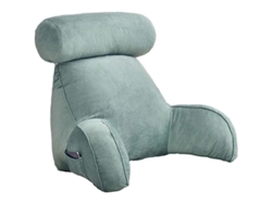 2026-almohada De Lectura Para Cama Con Apoyobrazos Y Bolsillos Laterales, Almohadilla Cervical Desmontable, Relleno Extra Para Mayor Soporte