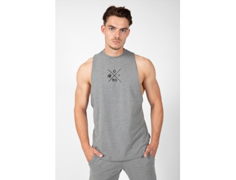 Tank Top Cisco Drop Armhole GORILLA WEAR (Gris/Negro - L)