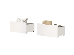 Conjunto De 2 Cajoneras Compatibles Con Una Cama Infantil.