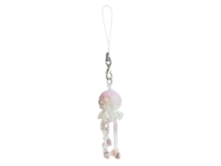 Cadena para teléfono con cuentas de medusa, accesorio de moda práctico y hecho a mano para realzar tu uso diario e informal. Rosewell