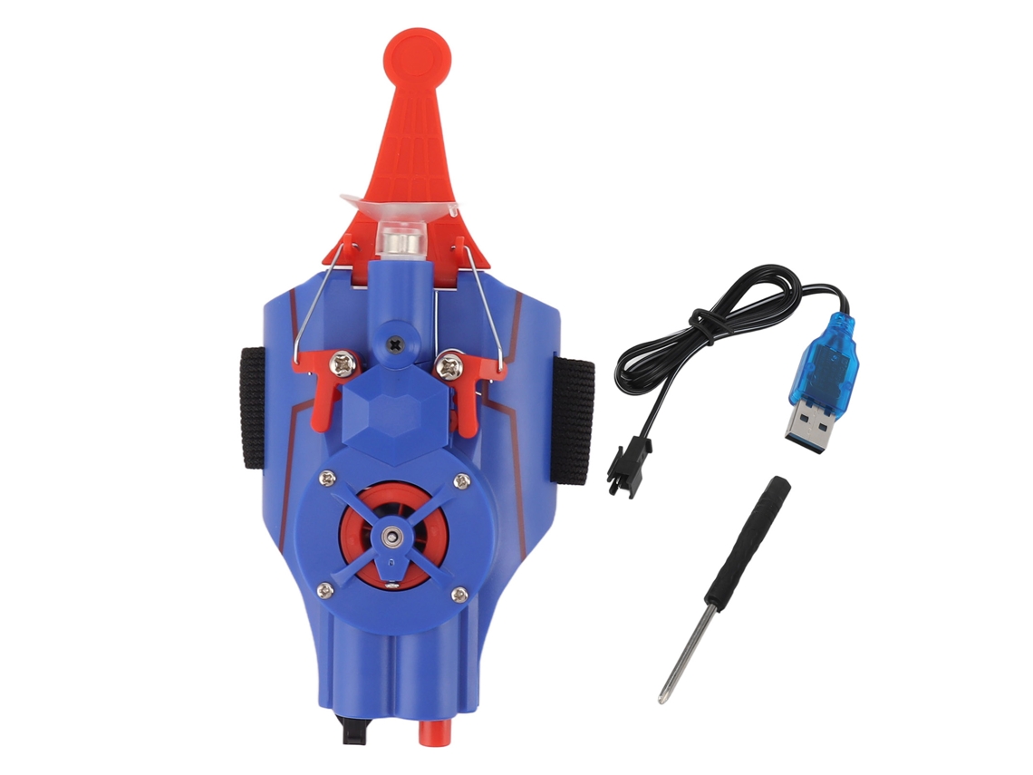Ats-lanzador De Cuerda Web Automático Recargable Juguete Para Niños Coordinación Ojo-manos Azul