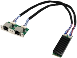 Tarjeta De Red Industrial M.b I226-t2 Gigabit Ethernet De Doble Puerto De 2,5 G.