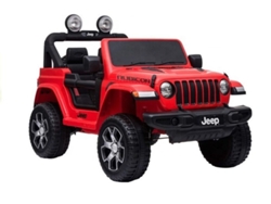 Jeep Rubicon 4x4 Coche Eléctrico Rojo B.active