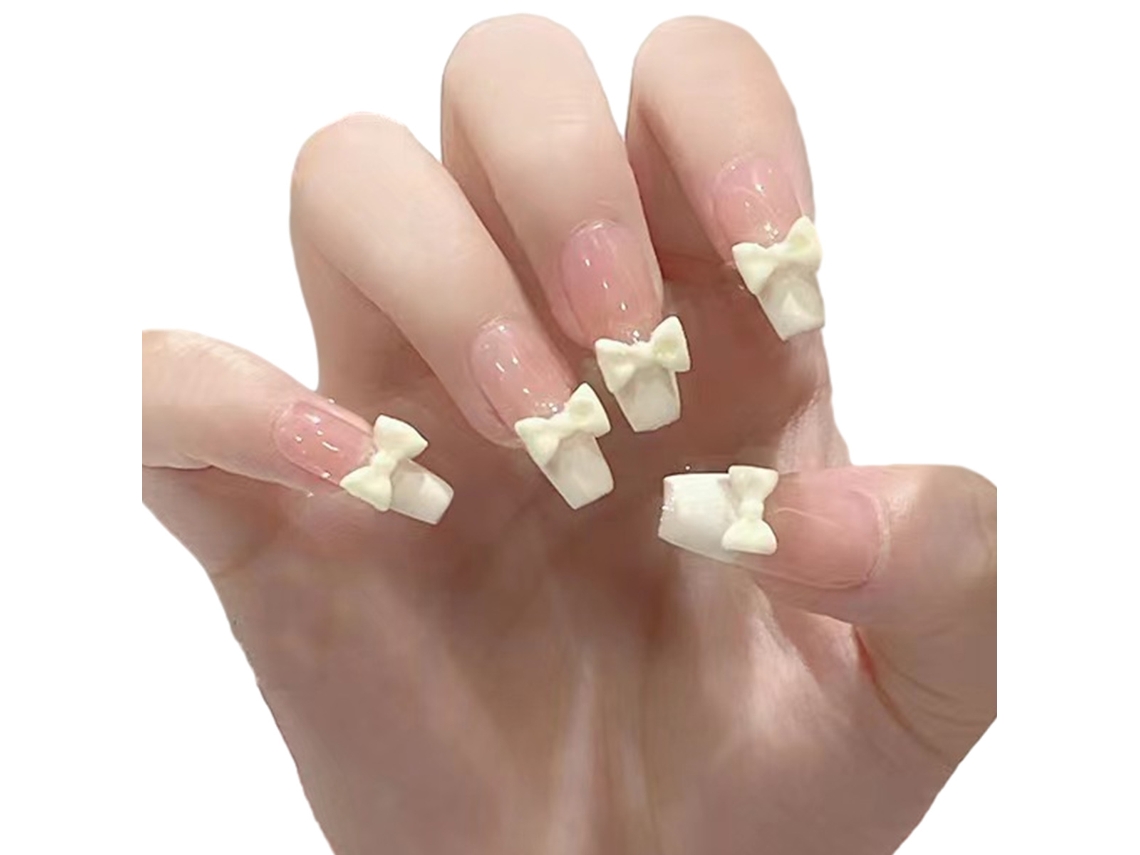 Set de manicura con uñas postizas cortas removibles para decoración. NEVEANCE