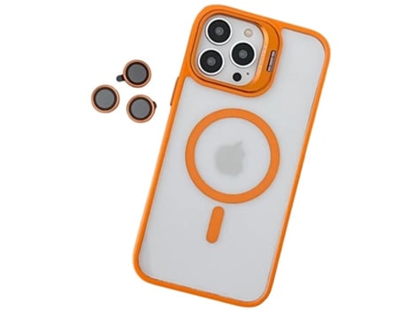 Lente para Telefono Magview Magsafe Câmara para iPhone 11 pro ANTIIMPACTO Naranja