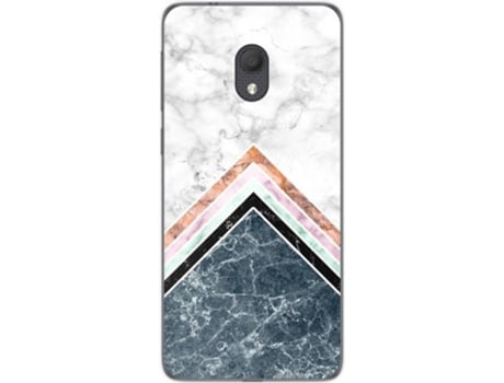 Carcasa Alcatel 1C (2019) TUMUNDOSMARTPHONE Mármol 05 Multicolor