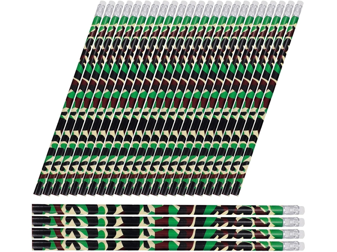 60 Unidades De Lápices Para Útiles Escolares (color Verde)