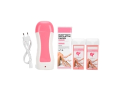 Calentador De Cera Portátil Para Depilación Corporal Rosa
