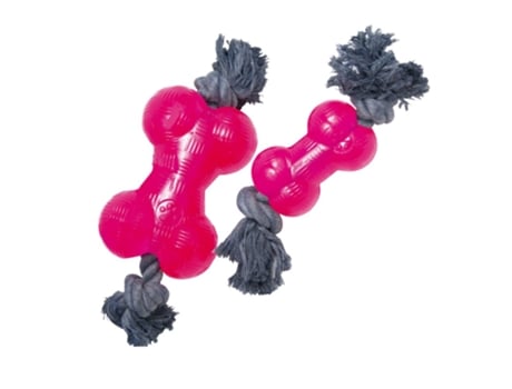 Mordedor para Perros GLORIA Hueso Rosa S (9 cm)