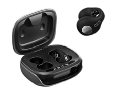 Auriculares inalámbricos estéreo HiFi Bluetooth 5.3 JIAPEI TWS con graves, ideales para deportes y juegos, con cancelación de ruido, color negro.
