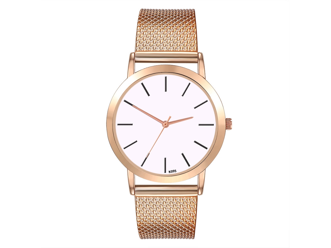 Reloj De Cuarzo Analogico Para Hombre Y Mujer Moda Ocio Rojo Rosa Zhoulianfa