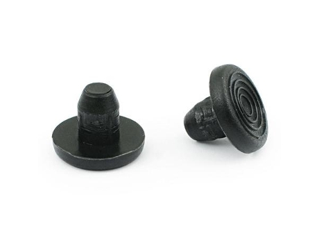 Deslizante plastico ø18 para taladro 8mm negro