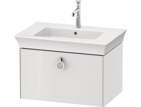 DURAVIT Tulip blanco, mueble de lavabo colgado en la pared, ancho 684 x fondo 458mm, con 1x extraíble, con tirador, WT42510