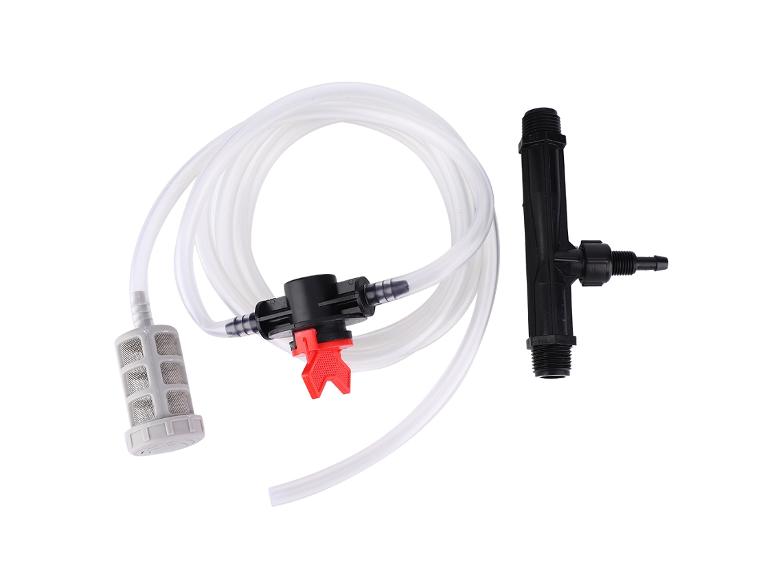 Kit De Dispositivo De Riego Y Fertilización Para Jardín Con Manguera, Filtro E Interruptor G1/2