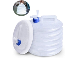 Botella De Agua Plegable Con Grifo, Botella De Camping De 10 Litros, Apta Para Alimentos, Ligera Y Portátil.