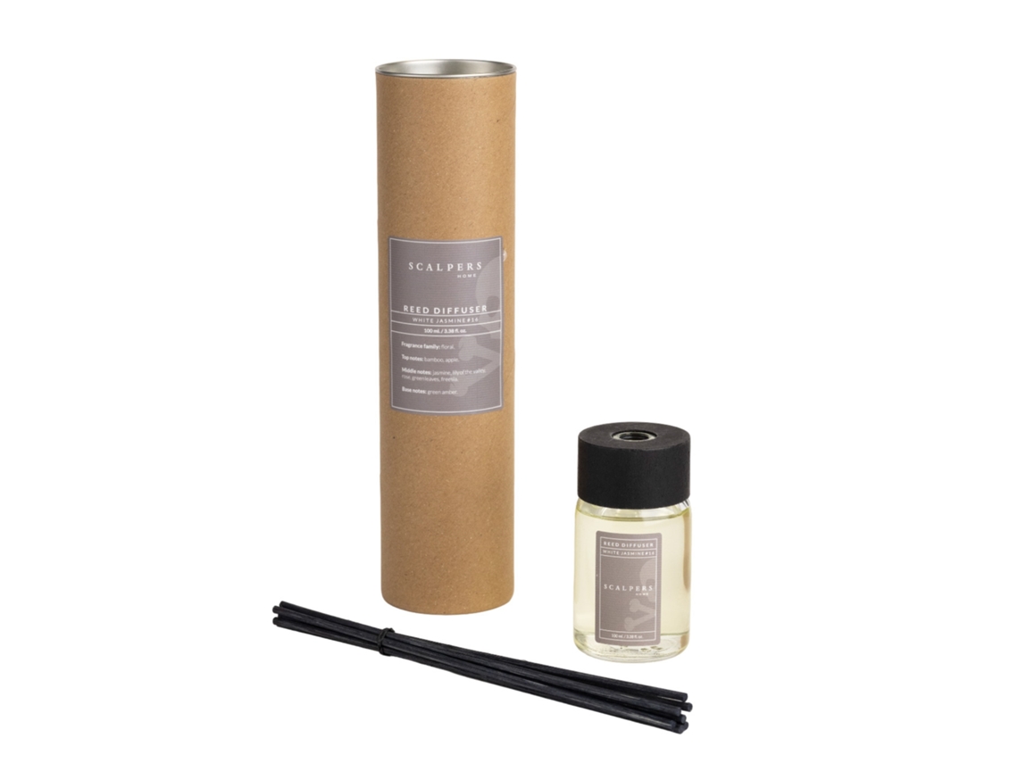 Difusor de Varillas 100ml Aroma Jazmín Blanco SCALPERS