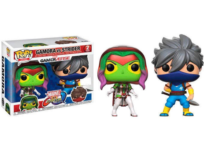 Pack 2 Figuras FUNKO POP! Capcom vs Marvel Gamora vs Strider