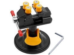 Mordaza universal para taladro con ventosa giratoria de 360 grados para madera, metal, joyería y grabado de precisión.