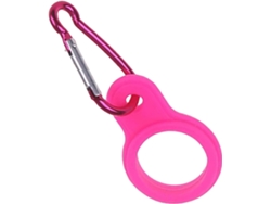 Mosquetón de silicona para botella de agua con hebilla | Mosquetón de aluminio | Anilla de nailon resistente | Herramienta Slowmoose