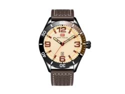 Reloj Hombre Metal Impermeable Moda Correa Ajustable Mini Focus 4