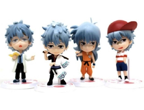 Set de Figuras OEM Gintama (4 unidades - 8 x 3.5 x 3 cm)