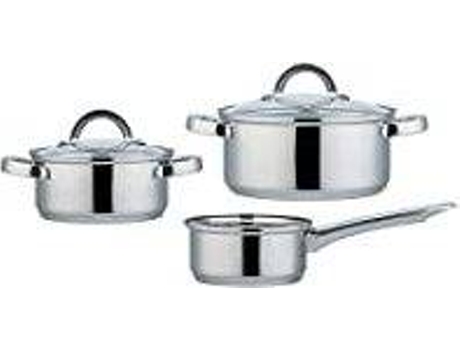 Batería de Cocina BASTILIPO Suiza 5 (Acero Inoxidable - 40.79x23.3x15.2 cm)