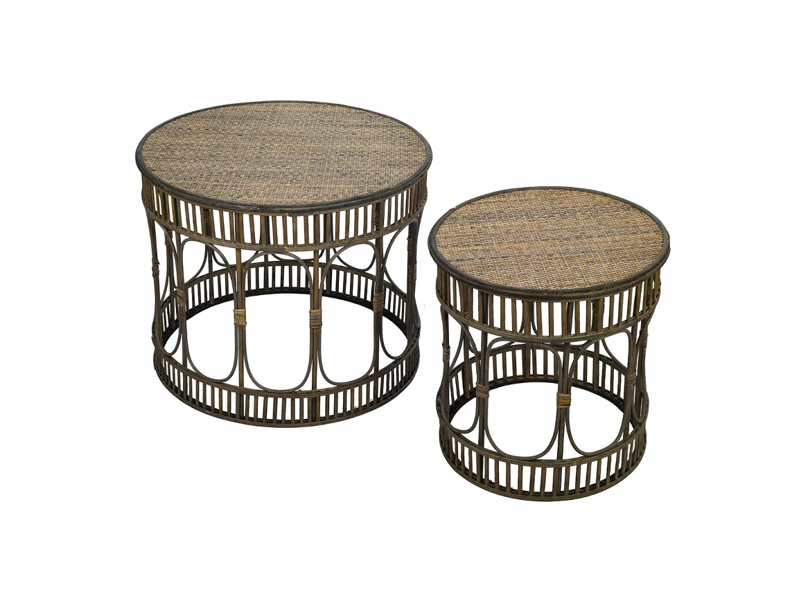 Juego de 2 mesas SIGNES GRIMALT Madera 60x48,5x60 cm