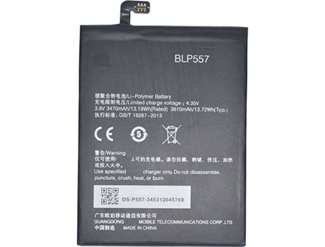 Batería MOVITEK BLP557 Oppo N1