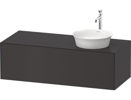 DURAVIT Tulip blanco, mueble de pared, ancho 1300 x fondo 550mm, con 1x extraíble, con tecnología tip-on, WT4977R