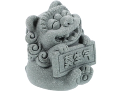 Estatuas Leones Miniatura Resina Sintética Delicada Decoración Estilo Chino Robusta Embellecer Macetas Tiendas