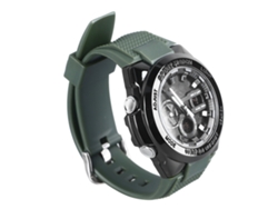 Reloj Electrónico De Cuarzo Casual Con Doble Movimiento, Resistente Al Agua Y Luminoso Para Hombres Color Verde Od