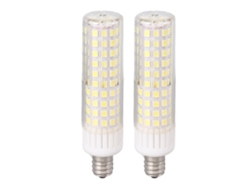 Paquete De 2 Bombillas Led Tipo Maíz E12 6000k Blancas 10w 1500lm 2835 Smd 100-130v Para El Hogar Y La Oficina