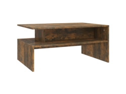 Mesa de centro en madera procesada de roble ahumado MAISON EXCLUSIVE (90x60x42,5 cm)