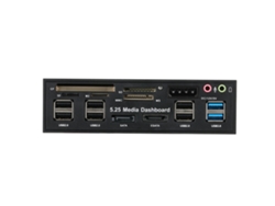 Lector De Tarjetas Interno Usb 3.0 Esata Panel Frontal De Pc Media Dashboard De 5.25 Pulgadas